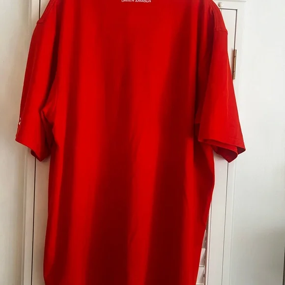 Under Armour Auburn Orange Polo AU Shirt - Picture 3 of 3